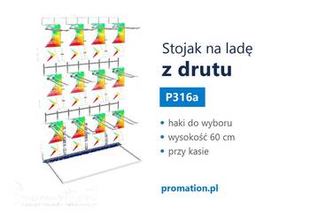 Stojak z drutu | ekspozytor druciany | wyposażenie sklepów
