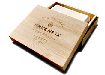 GREENFIX Surf Wax Box Bamboo Pudełko do przechowywania wosku