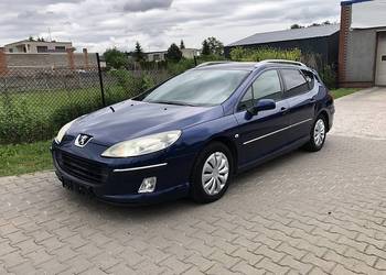 Peugeot 407 XENON 2.0d 136 KM Panorama Półskóry Oryginalny Lakier z Niemiec