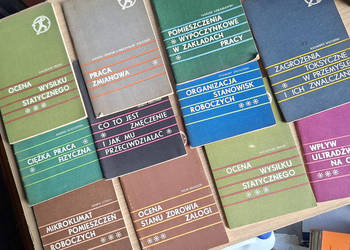 Kolekcjonerski zestaw broszur BHP PRL – komplet retro, rzadkość!