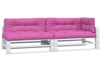 Poduszki na palety 5 szt. różowe tkanina WM-360797