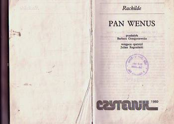(5467) PAN WENUS – RACHILDE