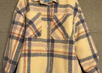 Dziewczęca kurtka koszulowa w kratę Reserved rozmiar 146