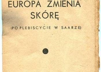 Europa zmienia skórę po plebiscycie w Saarze - Rogucki Europa zmienia skórę po plebiscycie w Saarze - Rogucki