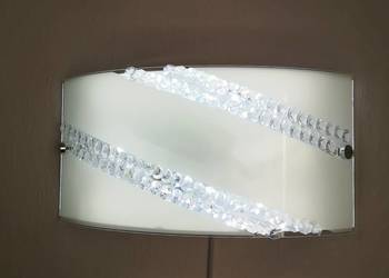 Kinkiet Lampa Led z kryształkami w stylu glamour