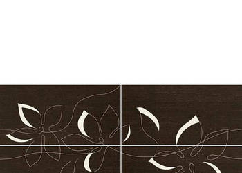 Panel Travena Mogano Kwiat 32,5 x 65,1; Paradyż, aktualne