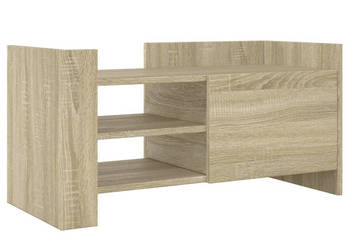 Szafka pod TV dąb sonoma 80x35x40 cm materiał drewnopochodny WM-848369