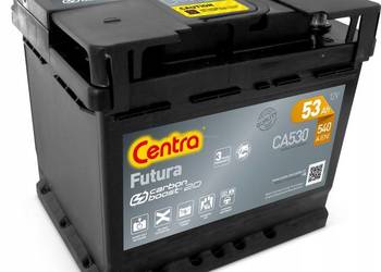 Akumulator CA530 Centra Futura 53Ah 540A P+