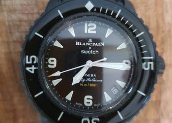 Zegarek Blancpain Swatch Scuba Fifty Fathoms Ocean of Storms jak NOWY !!!