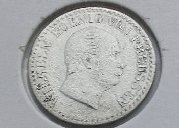 NIEMCY (PRUSY) 1 SILBER GROSZ-1868 r,,A, SREBRO (0,220)