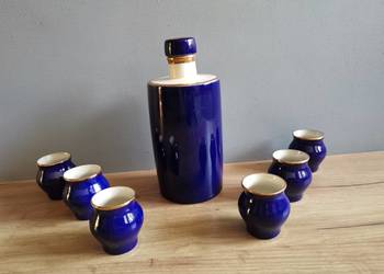 Stara karafka porcelana B. Zagórski i Syn Katowice PRL 1960