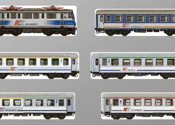 Zestaw magnesów kolejowych 6 szt. "TLK" - Magnesiki-Kolejowe.pl