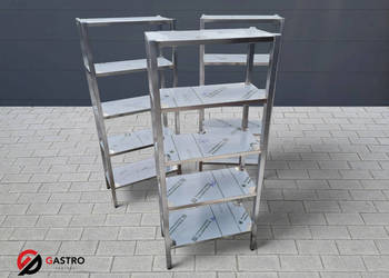 Regał gastronomiczny spawany – 5 półek 60x30x140 cm Stal kwasoodporna 304