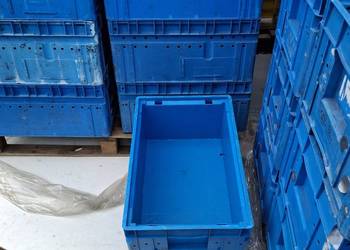 Pojemniki magazynowe 60x40x30# skrzynki plastikowe