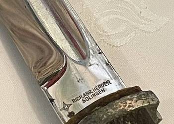 Niemiecki bagnet paradny Extraseitengewehr II wojna światowa