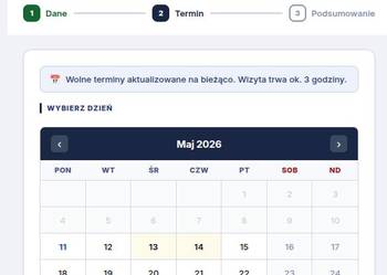 System rezerwacji online klient i admin , każda branża, aplikacja na tel