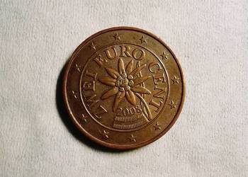 Austria, 2 Euro Cent, 2008, Vienna, Miedź