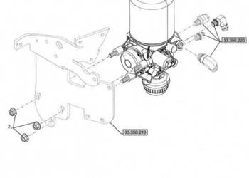 New Holland T6070 Sterow powietrzem 84394092