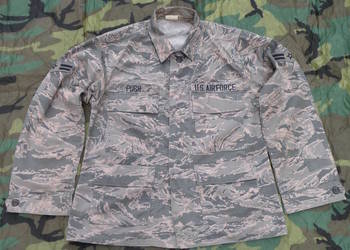 Bluza ABU USAF tiger stripes 30S ripstop obszyta