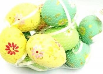 PROMOCJA Jajka pastelowe wydmuszki do powieszenia 12 sztA-39