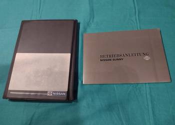 Nissan Sunny N14 Instrukcja Obsługi Książka Serwisowa Etui 1991 Komplet