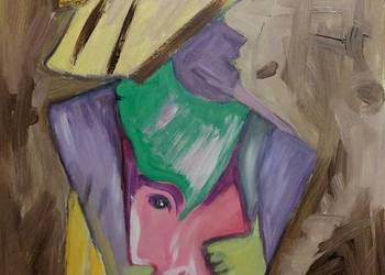 Oprzęd. Akryl obraz