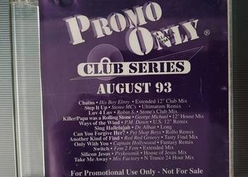 PROMO ONLY Club Series AUGUST '93