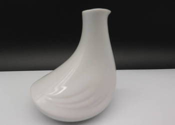 Tirschenreuth Biały Porcelanowy Modernistyczny Mały Wazon w kształcie Ptaka