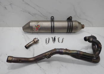 Kolanko Kolektor Tłumik Acrapovic Wydech Komplet Husqvarna TC 250 TE 03-07r