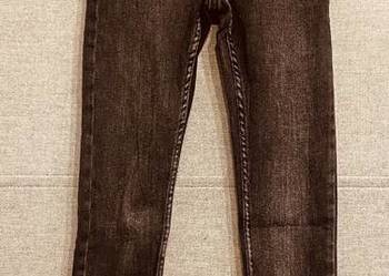 Dziewczęce czarne spodnie jeans ZARA rozmiar 134 (P)