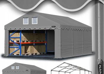 Namiot GRAND 4x6m magazynowy handlowy wiata garaż WZMOCNIONY PVC 560