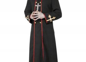 Kostium Halloween Strój Księdza Egzorcysty   Roz.M Nowy Bez Metki