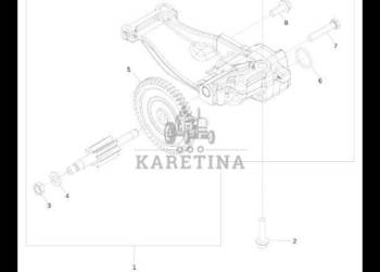 RE543187 John Deere 8345R - Pompa olejowa