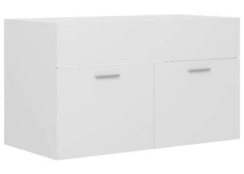 Szafka pod umywalkę biała 80x385x46 cm WM-804656