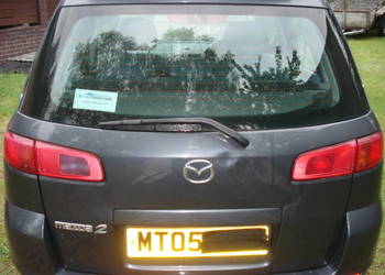 mazda 2 klapa tylna i zderzak komplet