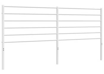 Metalowe wezgłowie białe 193 cm WM-352405