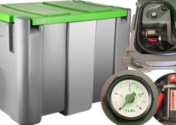 MOBILNY ZBIORNIK PALIWA OLEJU NAPĘDOWEGO 200 LITRÓW POMPA MOŻLIWY TRANSPORT