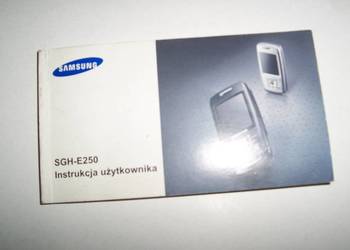 Samsung SGH-E250. Instrukcja użytkowania po polsku