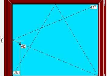 OKNO PCV 1440 X 1250 MAHOŃ