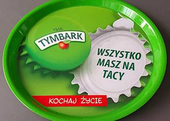 TYMBARK Taca kelnerska antypoślizgowa okrągła śr. 37 cm NOWA