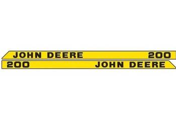 Naklejki naklejka oklejenie JOHN DEERE 200 Zamiennik