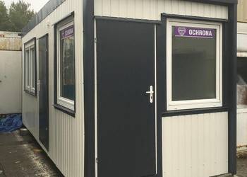 Kontener biurowy stróżówka - dwa pomieszczenia