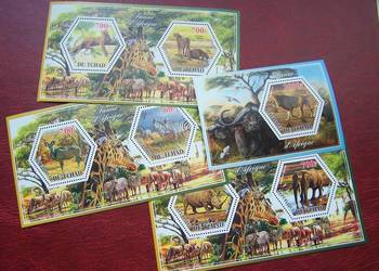 Czad 2014 MNH Fauna Dzikie Zwierzęta Afryki