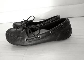 Buty Mokasyny Skórzane Skóra Naturalna Czarne Półbuty Marka Premium Keen 39