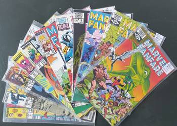 Marvel Fanfare - zestaw 11 oryginalnych komiksów USA 1982rok