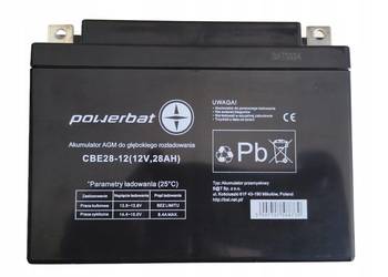PowerBat CBE 28 - 12 ( 12v - 28Ah )