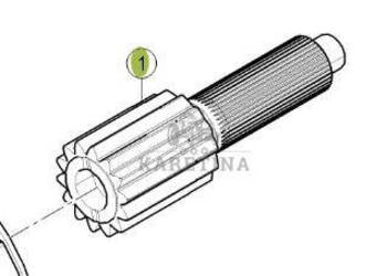 CLAAS Arion 610 660 Koło Zębate Wałek Tylnego Napędu CZĘŚCI 0011486000 00 …