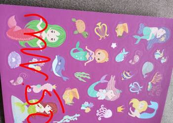 Naklejki rybki syrenki