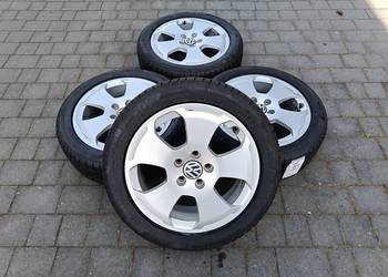 Koła zimowe 17” 5x112 VW Caddy / Golf / Audi A3 – felgi oryginalne + opony