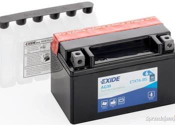 Akumulator motocyklowy 12V 6Ah 90A EXIDE ETX7A-BS YTX7A-BS